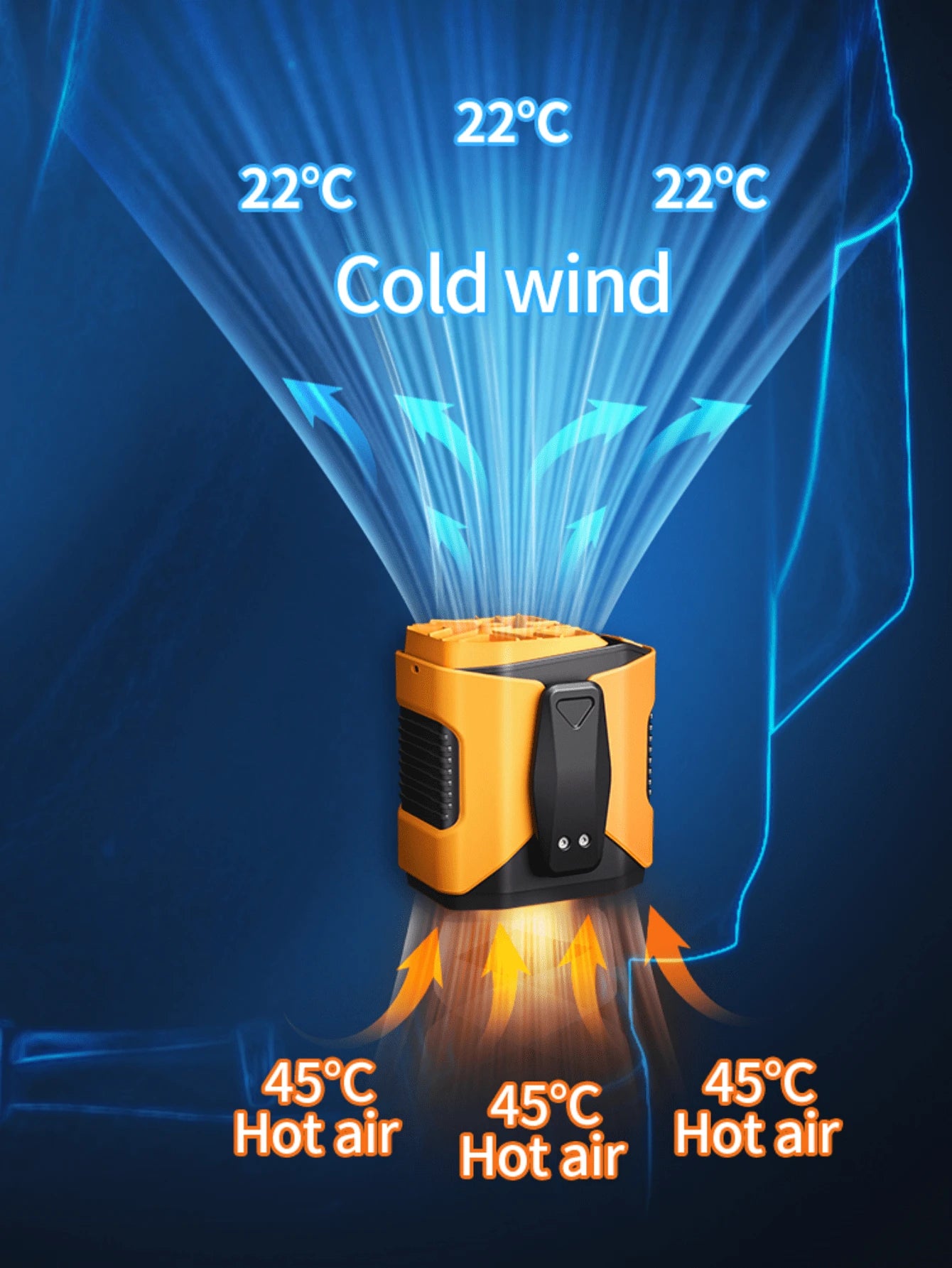 FrostBelt Pro Wearable Cooling Fan